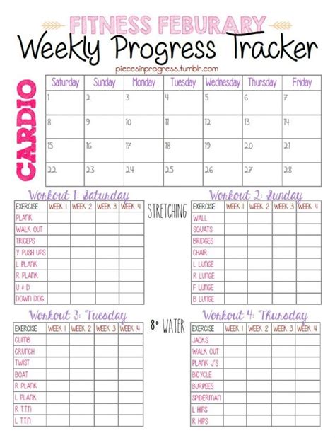 Use one of these simple weight loss workout plans to slim down. 23 Free Printables to Organize Your Family's Health ...