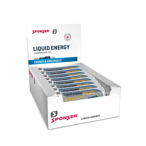 Liquid Energy Plus Mit Koffein Sponser Sport Food Ag