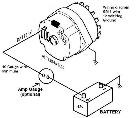 Chevy Single Wire Alternator Wiring