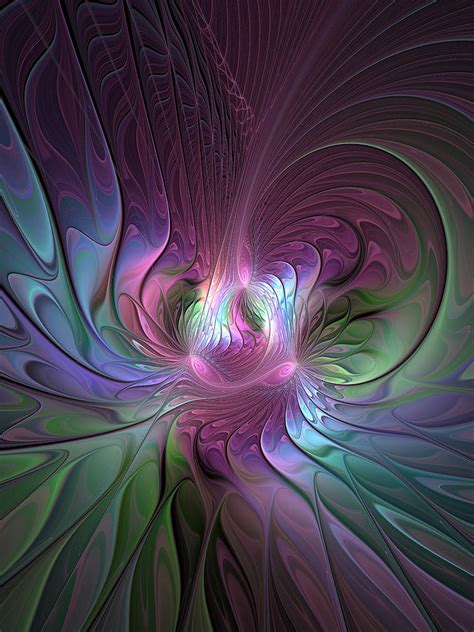 Colorful And Abstract Fractal Art Digital Art By Gabiw Art Pixels