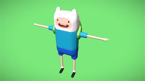 Finn The Human Adventure Time Download Free D Model By Snicks Snicks Bb