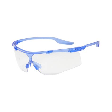 Airgas Rad64051260 Radnor™ Saffire™ Blue Safety Glasses With Clear Anti Scratch Lens