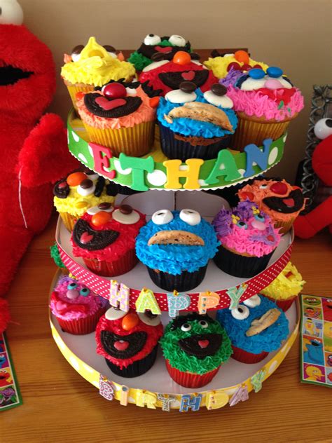 Sesame Street Cupcakes I Couldnt Have Done It Without Stef
