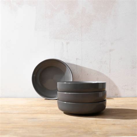 Stockholm Ivory Stoneware Pasta Bowl Set Of 4 185cm Stockholm