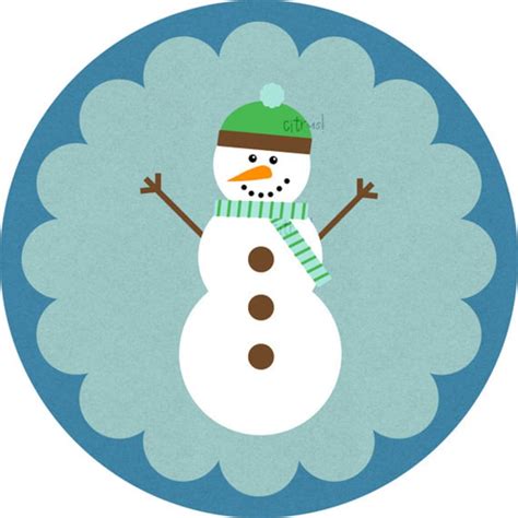 Snowman Banner Printable Instant Download Etsy