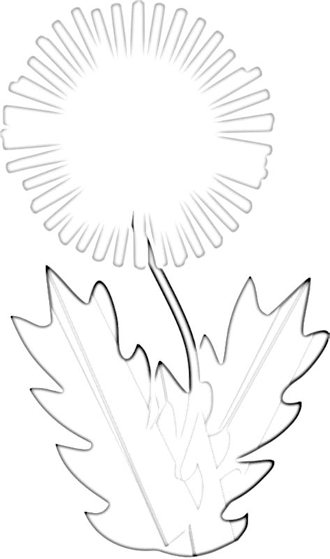 In april kunnen ze hele weilanden geel kleuren. Flower_-_Dandelion_2.gif 473×800 pixels | Super coloring ...