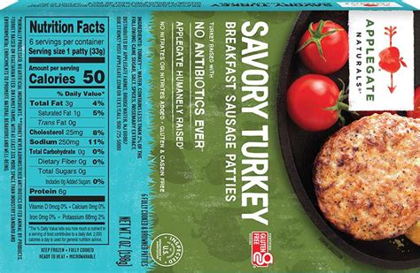 Products Breakfast Sausage Natural Peppered Turkey Breakfast