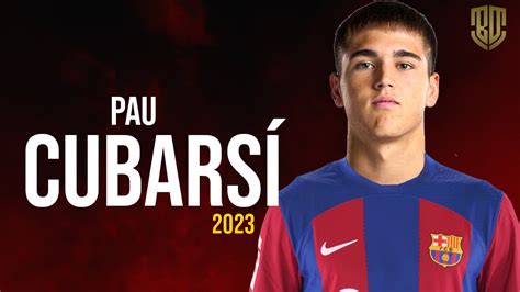 Pau Cubarsí The Future Of Fc Barcelona 😱 Crazy Defensive Skills Hd Youtube