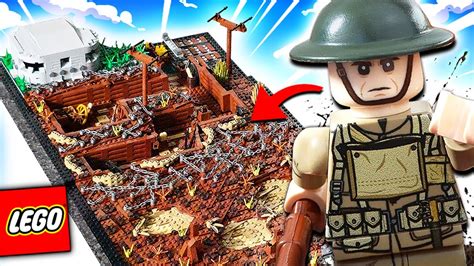 I Built A Lego Ww1 Trench Battle In How Long Youtube
