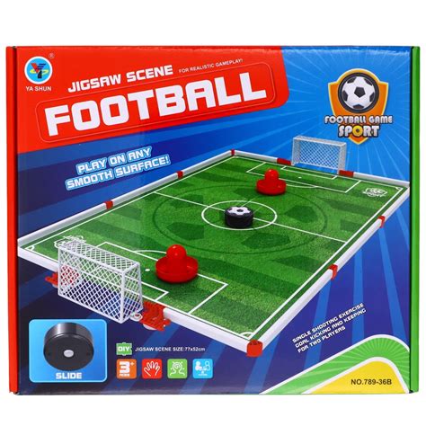 Joc De Masa Fotbal Pentru Copii Puc Cu Bila Care Aluneca 2 Jucatori