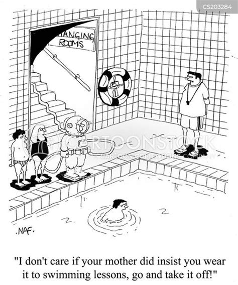 Swimming Lessons Cartoons And Comics Funny Pictures From Cartoonstock