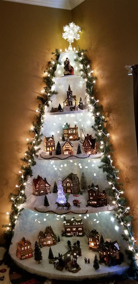 Corner Christmas Tree Shelf