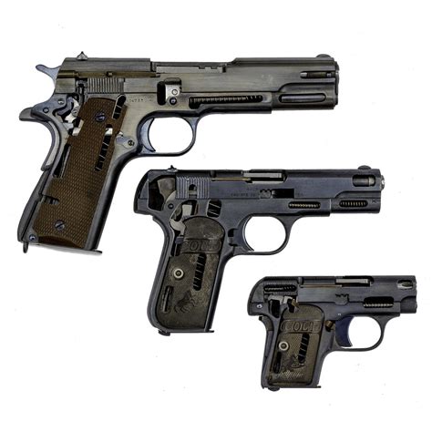 Group Of Colt Cutaway Semi Automatic Pistols Cowans Auction House
