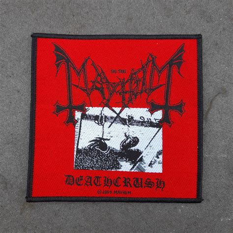 Mayhem Mayhem Deathcrush Mayhem Deathcrush Patch Patches Etsy