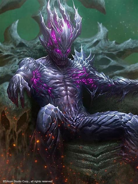 Demon King In Fantasy Monster Dark Fantasy Art Creature Art