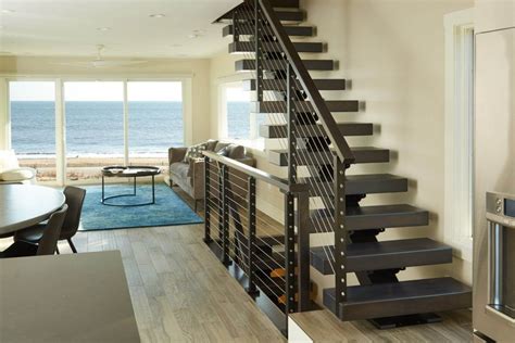Staircase is an important component of a building which helps in commuting between 2 floors. Inner Tread Mount for a Delaware Beach House - Viewrail ...