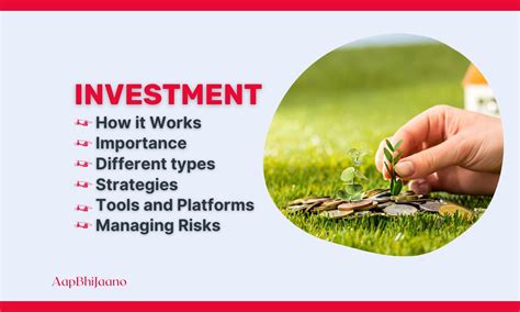 Investment Basics Types Strategies Tools Risks