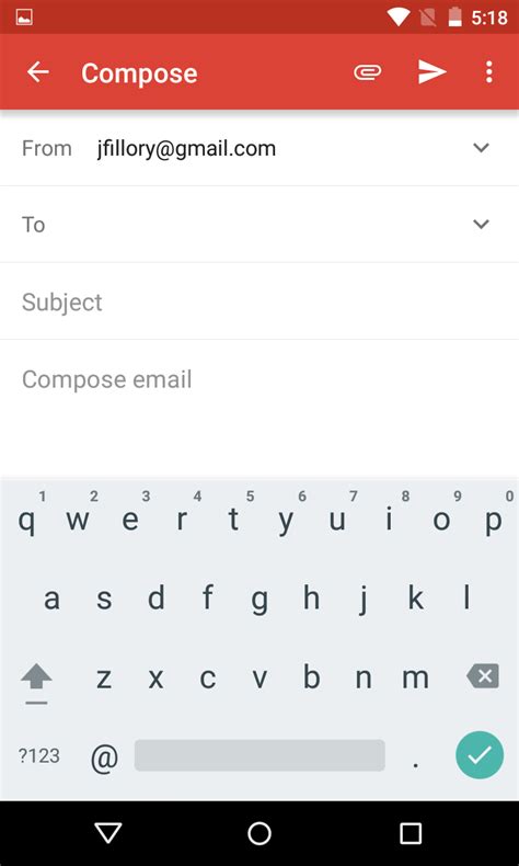 Android Basics Getting Started With The Gmail App
