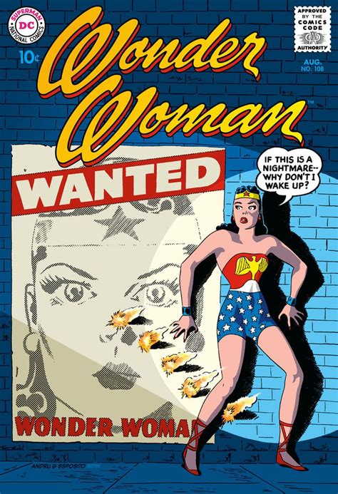 Wonder Woman No 108 Cover By Andru And Esposito Wonder Woman Classic