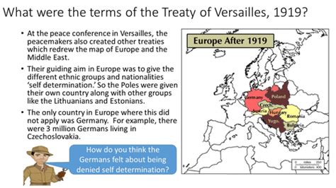 Card Sort Impact Of The Treaty Of Versailles On Germany Teaching