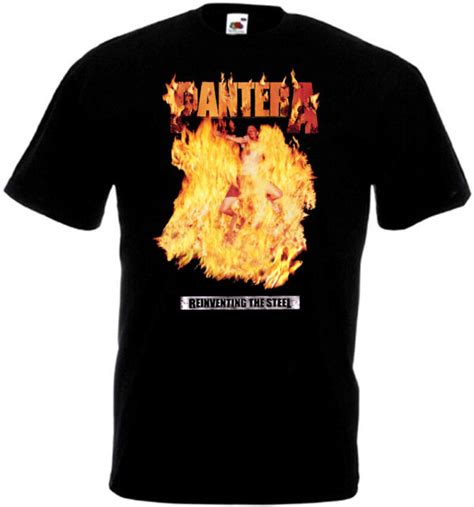 Pantera Reinventing The Steel V41 T Shirt Heavy Metal Black All Sizes S