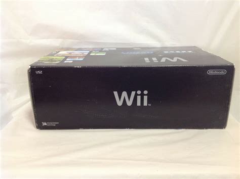 New Nintendo Wii W Wii Sports Wii Sports Resort Black Console System