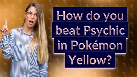 How Do You Beat Psychic In Pokémon Yellow Youtube