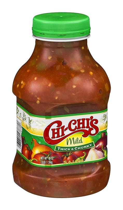 chi chi s mild thick and chunky salsa 48 oz pack of 6