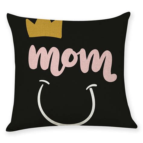 2pcs Mother S Day Linen Pillowcase Mother S Day T Cushion Decoration Ornament Ebay