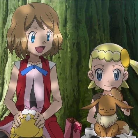 Serena and Bonnie Pokémon xy Pokemon Pokemon ash and serena