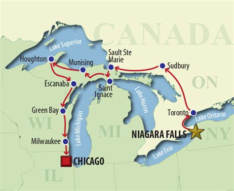 27 Day Great Lakes Of North America Fantasy Rv Tours