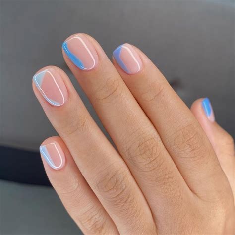 Paola Dior On Instagram Azules Swag Nails Minimalist Nails