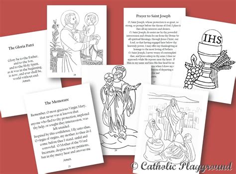Catholic Prayers Booklet Catholic Playground