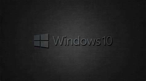 Windows 10 Black Hd Wallpaper 1080p