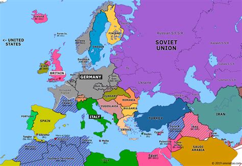 Ww2 Battle Map Of Europe