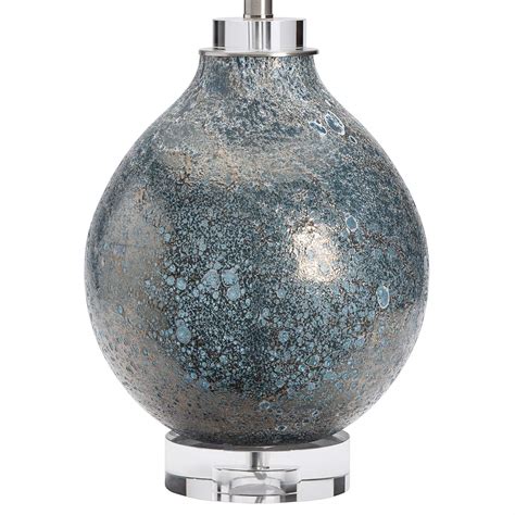 Crestview Collection Dalton Blue And Gray Glass Table Lamp 332p1 Lamps Plus