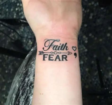 Faith Over The Fear Tattoo Meaning And Amazing Design Ideas Tattoo
