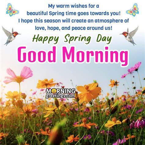 30 Good Morning Spring Wishes Morning Greetings Morning Quotes And