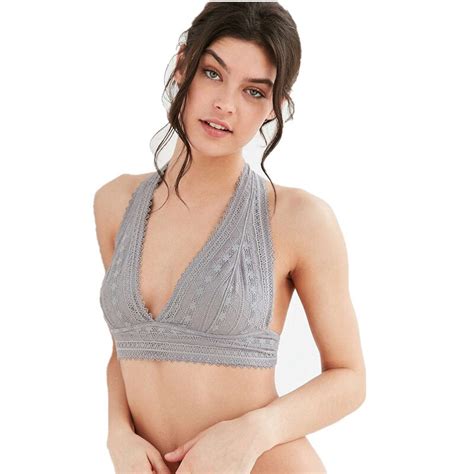 Seamless Bra Women Lingerie Lace Underwer Sexy Bralette Halter Bras Top Unlined Wire Free