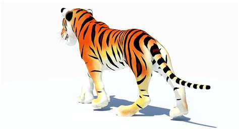 Cartoon Tiger Cat Animation 3d Max