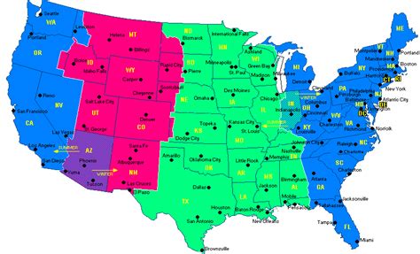 Download Map Of Us Time Zones Printable Free Photos