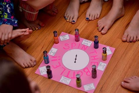 Budget Friendly Party Invitations For Sleepovers Sleepoverparty Spin The Bottle Game For What