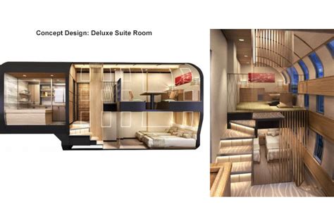 Jr East Luxury Sleeper Train Concept Design Deluxe Suite Room