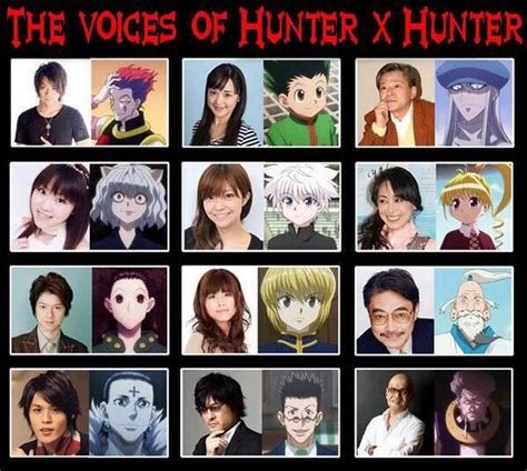 Hunter X Hunter 2011 Voice Actors My Blog Hunter X Hunter Voice