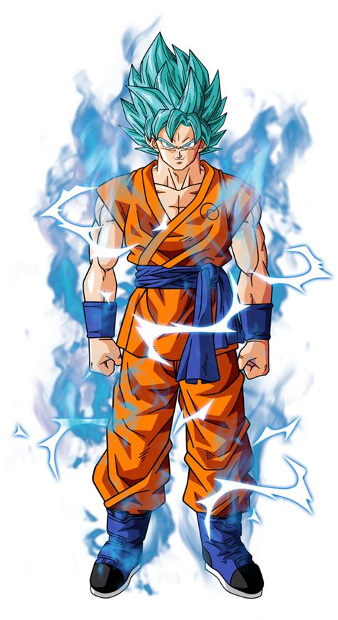 Goku Heroes Ssj Blue Transparent Background Png Clipart Hiclipart Images