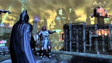 Answer the phone to start this side mission. Watcher in the Wings Azrael Batman Arkham City Side ...