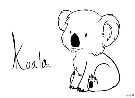 Koala Drawing Cute At Getdrawings Free Download