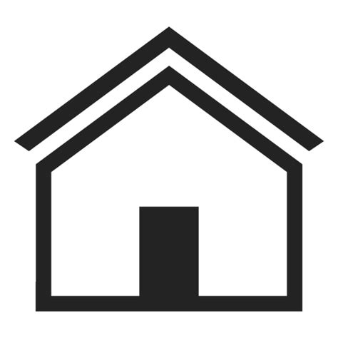 Wohnung Haus Symbol Transparenter Png Und Svg Vektor