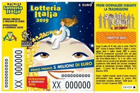 Lotteria Italia 2020 Estrazione Biglietti Vincenti Numeri Premi