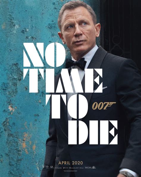 Daniel Craig Regresa Como James Bond En El Póster De No Time To Die